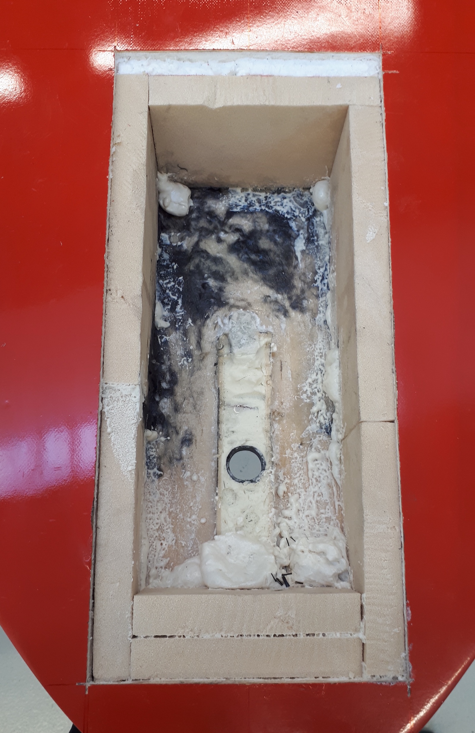 PVC foam and balsa wood box 1/3